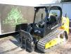 Father Nature uses this JCB 260T compact track loader with forks for landscaping projects. 