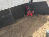 The Rototilt Compactor is ideal for tight areas and uneven or sloped surfaces.

