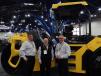 (L-R): Tim Hoover, territory manager; Henry Polk, paving product manager; and Bert Erdman, product manager of compaction, all of Bomag Fayat Group, Ridgeway, S.C., were ready to discuss the Bomag BW 191 AD-5 tandem roller. Hoover said WOA was a real good show with attendees expressing a lot of enthusiasm. 
