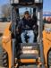 Demarqus Cherry of CSX Railroad in Greenville operates this Case SV280 skid steer loader.
 