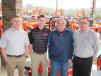 (L-R): Hank Thacker, Kubota, turf product specialist; Ryan Duncan, Kubota, division support specialist; Bill Dale, Mason Tractor Co., general manager of Norcross, Ga., location; and Mike Stanley, Kubota, construction equipment business development manager, came out to support the event. 

