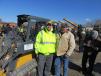 Father and son team, Rob and Rick Hohenbrink of Hohenbrink Excavating were pleased to have placed the winning bid on this John Deere 323E skid steer loader. 
