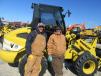 Dave and Wayne Crist, both of Crist Farms, had their eyes on this Yanmar V8 model wheel loader.  
