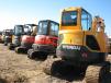 This sale featured a great line-up of mini-excavators and compact equipment.
