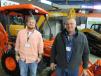 State Equipment’s Seth Gardner (L) and Rodney King welcomed attendees to review the dealership’s Case and Kubota machines on display at the show.