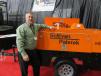 Rob Mitchell of Sullivan Palatek introduced the company’s D260 compressor at the show.