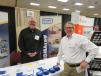 Jeff Lovgren (L), Roland Machinery Co., and Jack Hennessey of Delta Companies. 