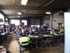 The service bays were full of hungry attendees at Farm-Rite of Willmar’s open house.