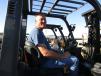 Mike Bahr of Sacramento, Calif., assessed this 2007 Toyota 4500 lb. forklift for his contracting business, General Engineering Technology. 
