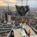 Construction on the observation deck in New York City's Hudson Yards neighborhood is well under way