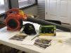 In addition to the Husqvarna 125B hand held gas leaf blower that was listed at $149.95, four John Deere hats and a 948L skidder toy that Erb raffled off, the company also had 10 percent off all parts, in stock or special order.
