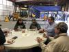 Ralph Tosi, regional product support manager, enjoyed lunch with some customers.

