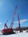 Hayden Murphy of Bloomington, Minn., had a Manitowoc 10000 on site that was used for pylon training. The Manitowoc 10000 crawler crane has a maximum lifting capacity of 100 tons and a 200-ft. heavy lift boom. It also has a 250-ft. fixed jib and 250-ft. luffing jib.        
