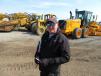 Rodney Woodward of RW Woodward Excavation ventured out into the yard to get a close-up look at the equipment up for bid.
