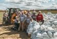 Team Rubicon, with the help of a Case TR340 compact track loader, loaded nearly 15,000 sandbags that were distributed to area residents.
 
