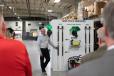Minnich Manufacturing Vice President of Marketing Rob Minnich presents on a tour of the Minnich facility during an Association of Equipment Manufacturers (AEM) I Make America event on May 1, 2018, in Mansfield, Ohio.
