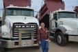 Several late-model Mack dump trucks went up for sale, and Alonzo Luna of Luna’s Trucking hoped to snag at least one. Luna operates out of Fort Worth.
 