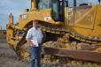 Herb Cress of Newman Tractor LLC traveled from Verona, Ky., to bid on several dozers, including this Cat D8T.
 
