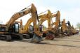 The sale offered an extensive fleet of excavators among the 1,317 lots of equipment. 
