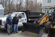 Mark Sylvester (L) and Alan Liguori, both of Chelmsford Landscaping Company. 