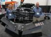 Boss Snowplows’ Amy Mendini and Rick Knuth had a wide selection of snowplows, spreaders and other snow and ice control equipment and accessories to discuss at the event.