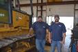 Charlie Hensley (L), operations manager, and Joey Ramirez, parts and service manager, are part of the Beard Equipment team.
 