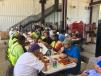 Guests enjoy lunch at Vermeer Texas-Louisiana’s grand opening celebration. 