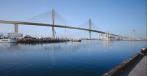 he Gerald Desmond Bridge is a major access point to the port from downtown Long Beach and surrounding communities. 