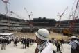 The Japan Sports Council has reported that construction is 40 percent complete on Olympic venues for 2020. (Photo courtesy of AP) 