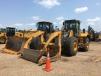 Wheel loaders will be part of the auction inventory. 