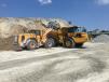 Limestone is loaded for transport to processing at the Goretown Mine. 