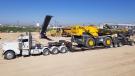 Gibson Heavy Haul is ready to get this Grove crane in motion.
 