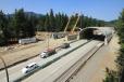 WSDOT is completing work on a wildlife bridge along I-90. 