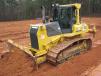 Some of the final grading work was done by a Komatsu D61EX on loan from Central Atlanta Tractor. 