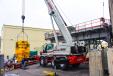 “This crane has the small footprint and long boom needed for this facility,” said North Anna Facilities Support Superintendent Kenneth Boyd. 
 