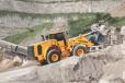 The Hyundai HL975 wheel loader is powered by an all new Cummins QSG12 engine, producing 331 net hp (247 kW), and equipped with a standard 6.3 cu. yd. (4.8 cu m) bucket. The HL975 model is well suited for digging and loading in quarries, gravel pits, surface coal mines and other high-production applications.
 