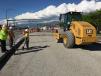 An estimated 77,000 sq. yds. of concrete will have been placed, along with 50,000 tons of asphalt.
(UDOT photo) 