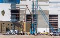 Work is progressing quickly on Phase Two of the Las Vegas Convention Center expansion project, a $935 million project designed to add 1.4 million sq. ft. to the current convention center facility, including at least 600,000 sq. ft. of new, leasable exhibit space.  