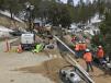 The construction engineers and inspectors are working with the emergency contractors to ensure that the projects are going in accordance to plan, and in a timely manner.  
(Caltrans photo) 