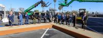 Los Angeles city officials broke ground last month on a $1.95 billion Los Angeles Airport transportation project.