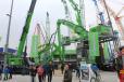 The green machines were out in full force at the Sennebogen exhibit at bauma 2019.  