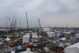 bauma 2019 looked like an amusement park from an aerial vantage point. 