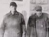 Brothers Victor (L) and Edward Kohler dress for work in 1952. Together, they founded Kohler Bros. Sand & Gravel in 1920.
