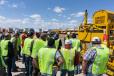 More than 60 paver operators from across the United States gathered for specialized training as well as for the unveiling of the newest Terex Bid-Well remote control paver (model 3600RC) at Terex Bid-Well’s annual service school, which took place in April at its facility in Canton, S.D.  