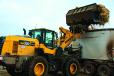 The 34,000-lb.-plus Komatsu WA320-8 loaders are slightly larger and have more horsepower (165 hp) than Cnossen’s previous machines.
