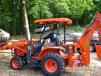 This Kubota L45 tractor loader backhoe was one of the first purchases the Galli brothers made as they expanded their property maintenance business.