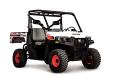 Bobcat UV34 utility vehicles offer seating for an operator and two passengers, while the extended UV34XL has room for an operator and five passengers. 