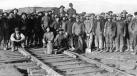 Chinese immigrants helped build the Transcontinental Railroad from the west. 
