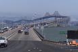 Opened in 1956, the Richmond-San Rafael Bridge utilizes two decks to carry traffic across Interstate 580 and connects San Rafael in the west to Richmond in the east.
(Caltrans photo)