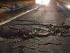 Caltrans wasted no time getting to work on a state road extensively damaged in the July 6 evening earthquake.
(Caltrans photo)